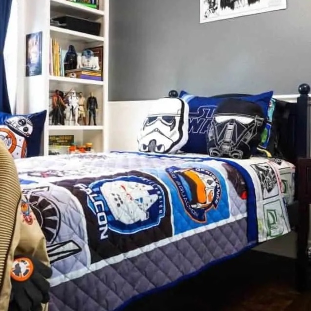 Star Wars twin quilt set